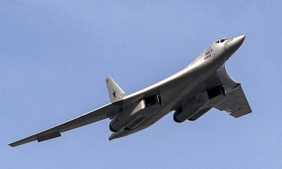 Dos bombarderos nucleares rusos Tu-160 aterrizan en Venezuela. (AFP).
