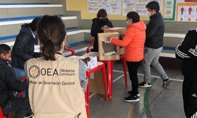 Misión de la OEA observa las elecciones subnacionales.