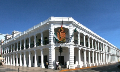 La sede de la Alcaldía municipal de la ciudad de Santa Cruz