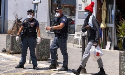 Italia, España y el Reino Unido son los tres países de Europa más afectados por la pandemia. | Fuente: AFP or licensors | Fotógrafo: GIOVANNI ISOLINO