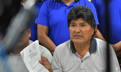 El expresidente Evo Morales