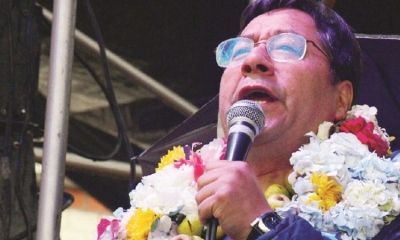 El candidato a Presidente por el MAS, Luis Arce. / Foto: Archivo