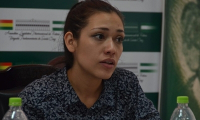 Adriana Salvatierra, presidenta del Senado/Foto. RRSS