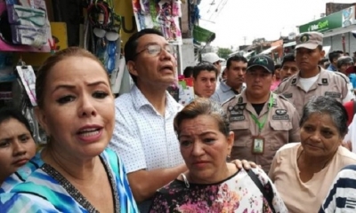 Sosa llegó cerca de las 8:00 a la exterminal para iniciar la inspección. Foto: EL DEBER