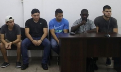 Una de las audiencias por el caso de violación grupal. Foto: Hernán Virgo