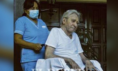 El exalcalde Percy Fernández, desmejorado
