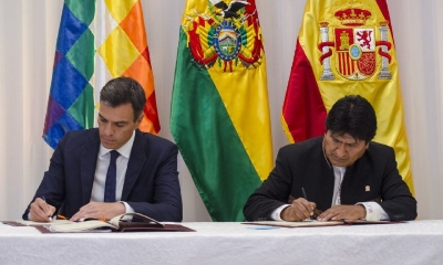 Los presidentes de España y Bolivia/Foto. RRSS