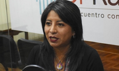 Nadia Cruz está en el cargo de defensora interina desde el 30 de enero de 2019. Foto: Facebook de la Defensoría del Pueblo.