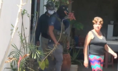 Un equipo policial llegó este martes hasta un inmueble