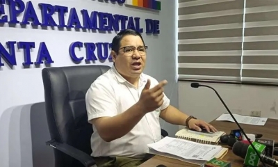 El fiscal departamental de Santa Cruz, Róger Mariaca