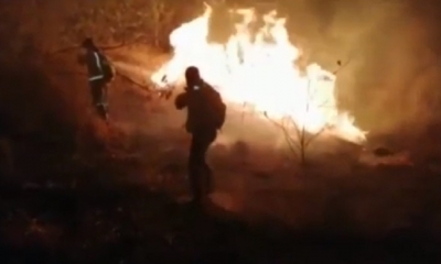 Más de 10 días lleva el incendio/Foto. Captura de pantalla 