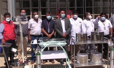 Entrega del equipamiento médico