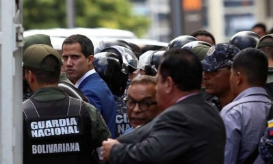 El diputado opositor Juan Guaidó