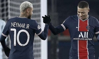 Neymar y Mbappé jugadores del París Saint-Germain (PSG). EFE