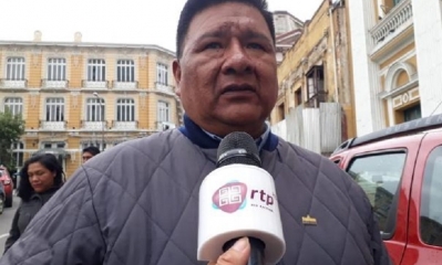 El presidente de la Cámara de Diputados, Sergio Choque