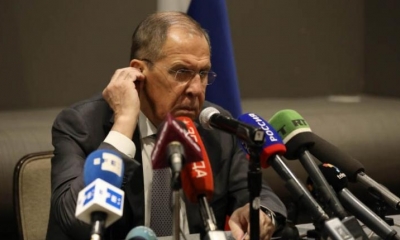 El ministro de asuntos exteriores de Rusia, Serguéi Lavrov. | EFE