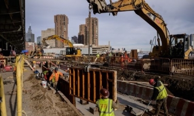 Proyecto de construcción al este de Manhattan.