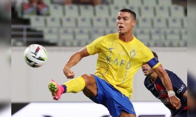El delantero luso Cristiano Ronaldo, jugador de Al Nassr. 