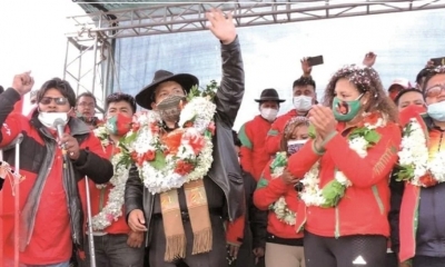 Santos Quispe, candidato a gobernador por Jallalla