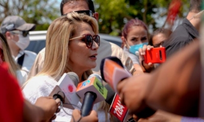 La presidenta Jeanine Áñez. | Ministerio de la Presidencia