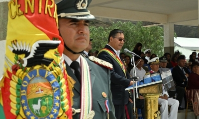 El presidente Luis Arce 