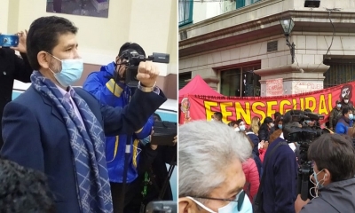 La posesión fue la mañana de este lunes. Foto: ERBOL.