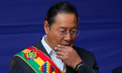 El presidente Luis Arce