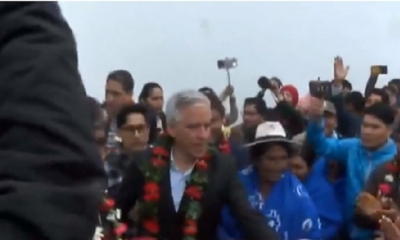 García Linera en el Gran Chaco/Foto. Captura de pantalla