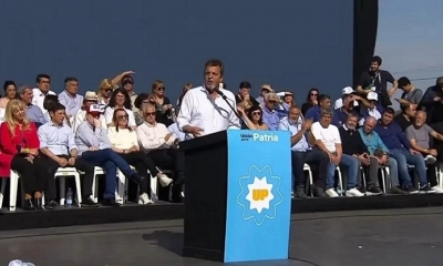  Sergio Massa relanzó su campaña electoral en San Miguel de Tucumán 