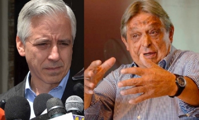 Álvaro García Linera y Jaime Paz Zamora /Foto. Kandire