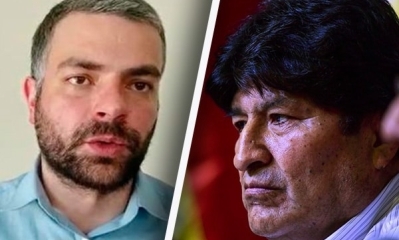 José Manuel Ormachea y Evo Morales