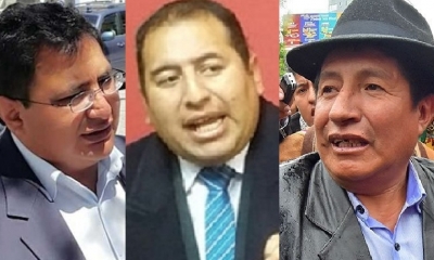 Amílcar Barral, Wilson Santamaría y Rafael Quispe/Foto. Kandire 