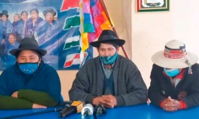 Dirigentes del Pacto de Unidad se reunieron de emergencia. Foto: captura de pantalla.