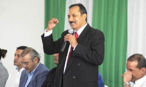 Vicente Cuéllar, rector de la Uagrm y vocero del Comité Interinstitucional. | APG