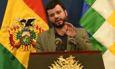 El ministro de Comunicación, Manuel Canelas.