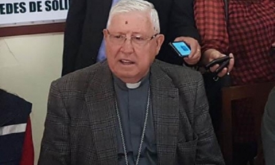 Monseñor Jesús Juárez, arzobispo de Sucre/Foto. RRSS