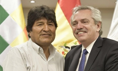 Evo Morales y Alberto Fernández/Foto. RRSS
