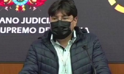 El presidente del Consejo de la Magistratura, Marvin Molina. / Foto: captura de video..