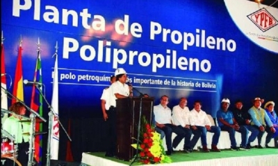 La planta de petroquímicadel Chaco no logrará concretarse por el momento. Foto. El Deber