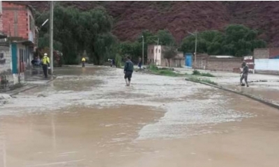 Las intensas lluvias causaron varios desastres. 