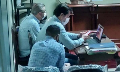 Rómulo Calvo durante su audiencia. | Unitel