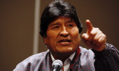 El expresidente Evo Morales