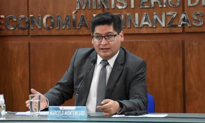 El ministro de Economía y Finanzas Públicas, Marcelo Montenegro. ABI