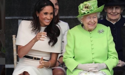 Meghan Markle y la reina Isabel II/Foto. RRSS