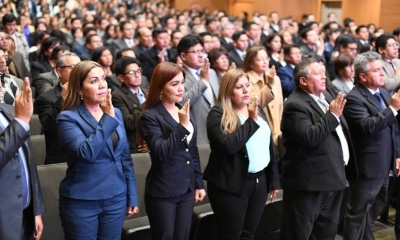 El ministro de Justicia estuvo presente en el acto/Foto. RRSS
