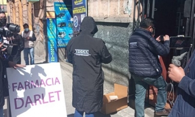 Farmacia intervenida por el Viceministro de Defensa de los Derechos del Usuario y del Consumidor
