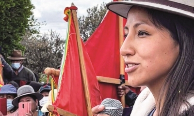 Evaliz Morales, funcionaria de la Procuraduría General del Estado. Foto: Twitter de Evaliz Morales.