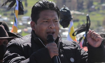 El gobernador electo de La paz, Santo Quispe. FOTO archivo | APG