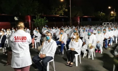 El jefe de la diplomacia cubana, Bruno Rodríguez, dijo que los profesionales de la salud de la isla que arribaron ayer a Caracas.