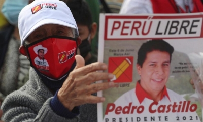 Pedro Castillo, líder de izquierda/Foto. RRSS